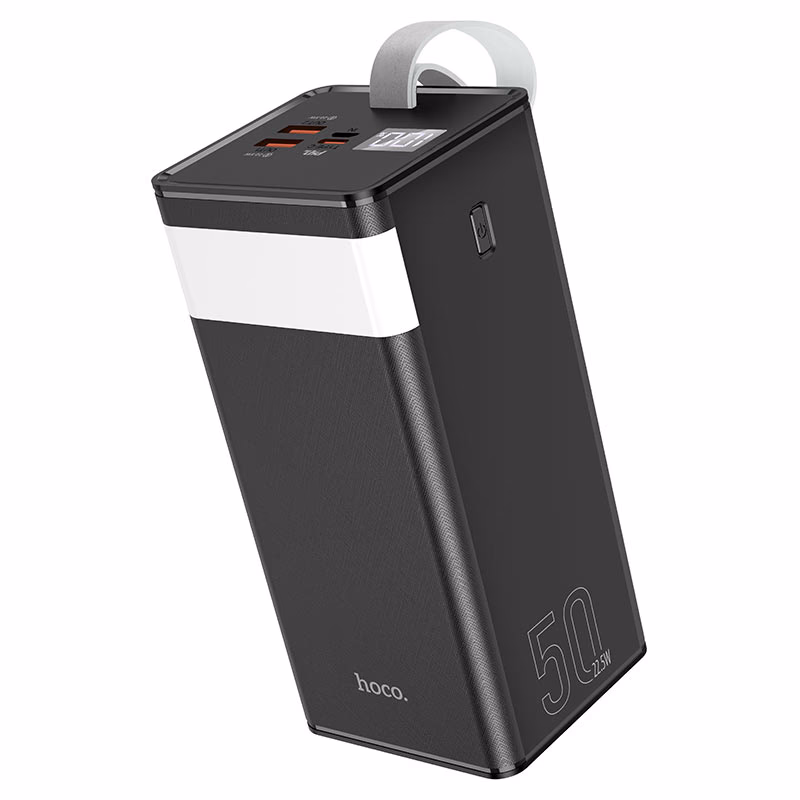 HOCO Power Bank - 22.5W - 50000 mAh - J86A - Black